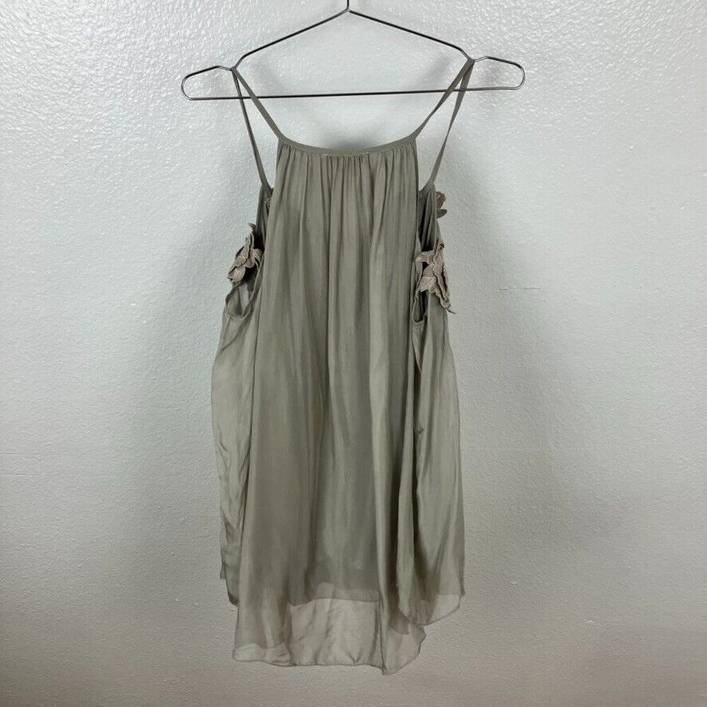 Belle France Silk Fairy Shirt Womens M Whimsigoth Peasant Cottagecore Ethereal - Picture 6 of 8